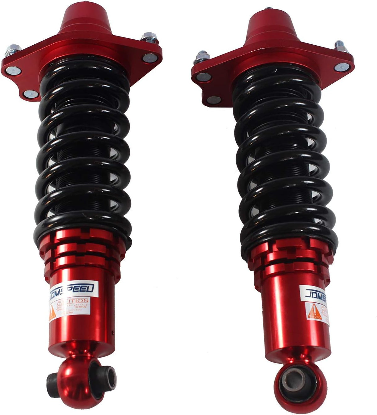 Red Full Coilover Struts Shocks Suspension Kit P647385