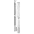Polyurethane Double Panel Pilasters with Plinth - Pair E248