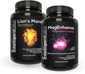 Magnesium Glycinate Threonate Taurate and Lion's Mane Mushroom Supplement Z4049
