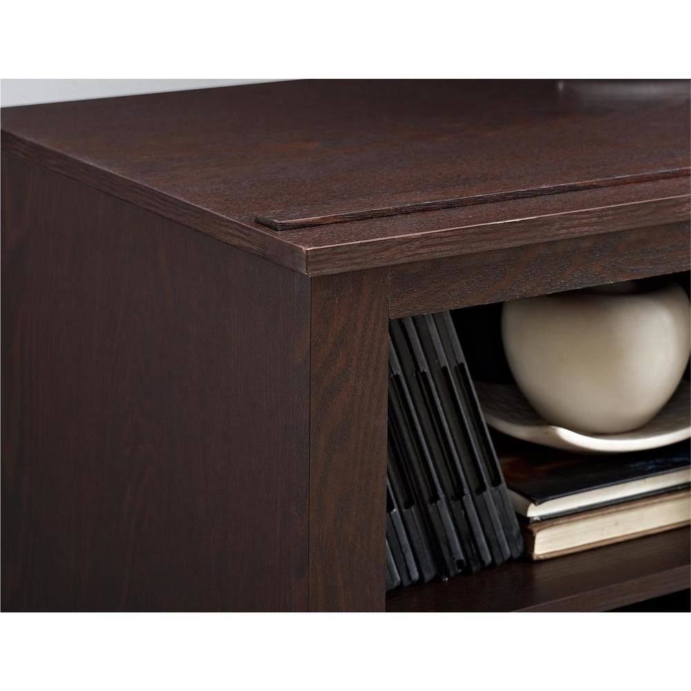 Espresso TV Console with Fireplace G635
