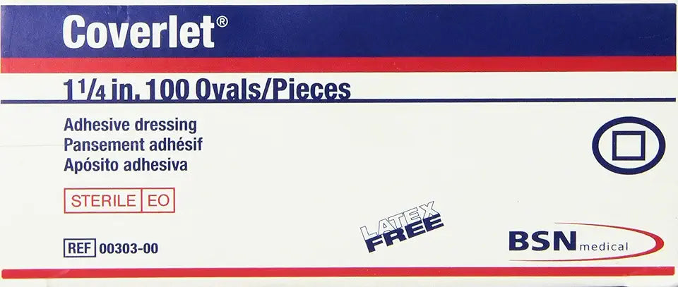 Adhesive Dressing 1 1/4" Oval Set of 4 L991773