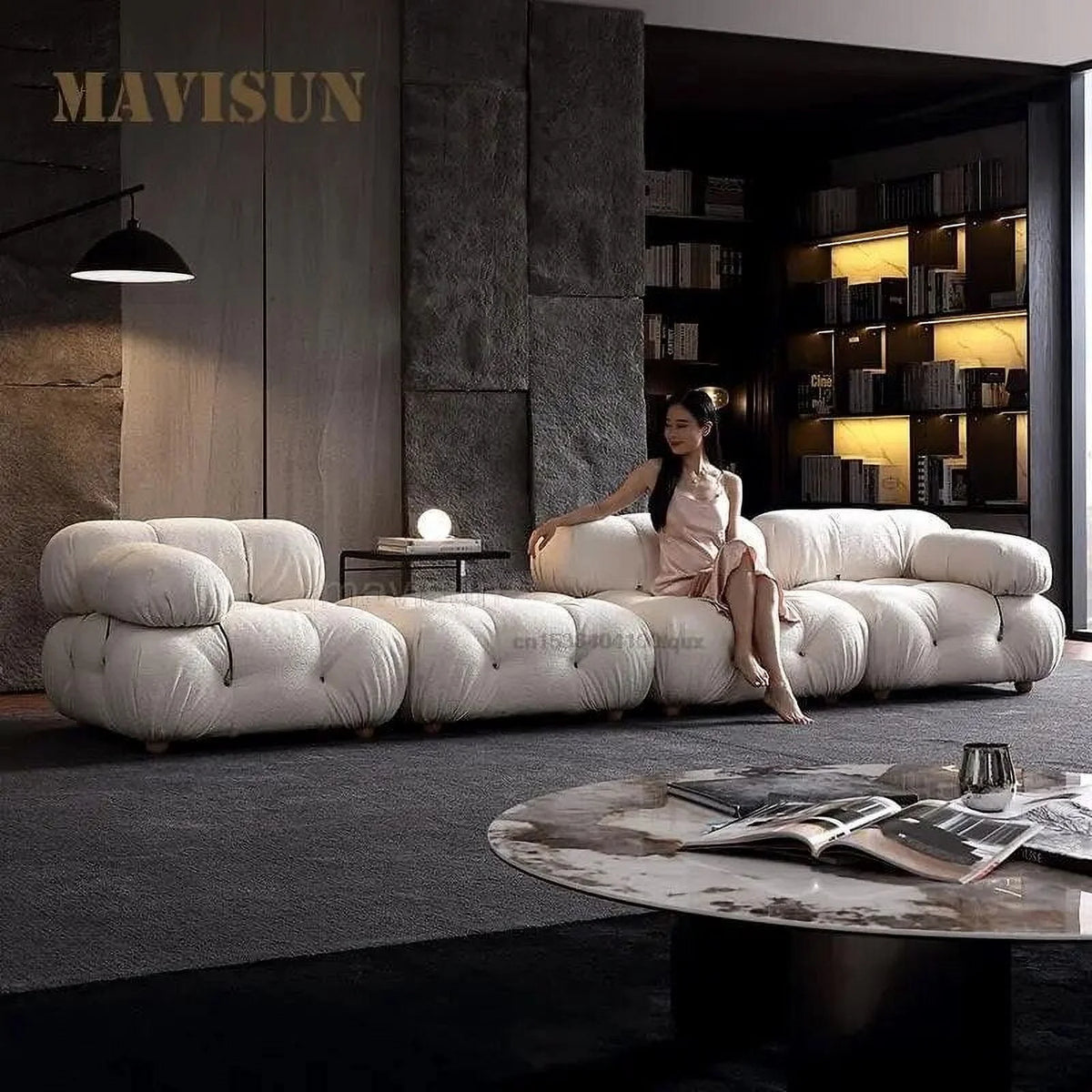 Convertible Sectional Sofa Set Y1683