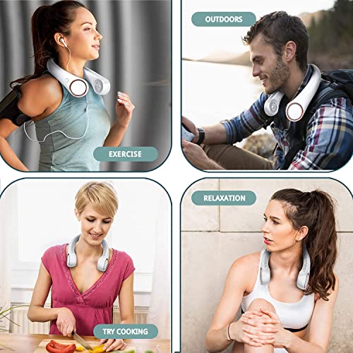 Portable Rechargeable Bladeless Neck Fan W9542