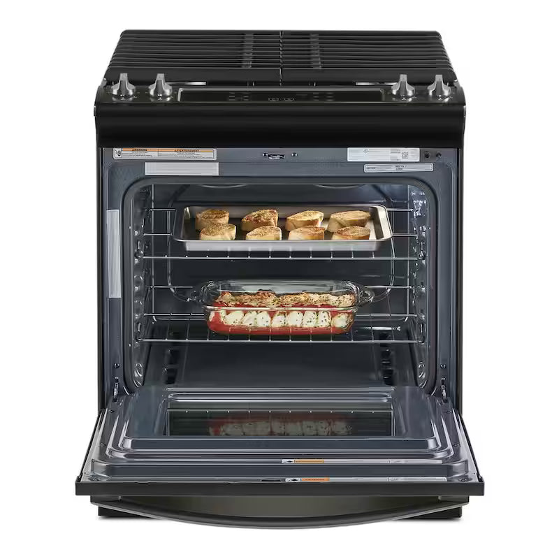 Black Stainless Gas Range F822