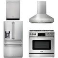 36 Gas Range, Range Hood, Refrigerator with Water and Ice Dispenser, Dishwasher A94341
