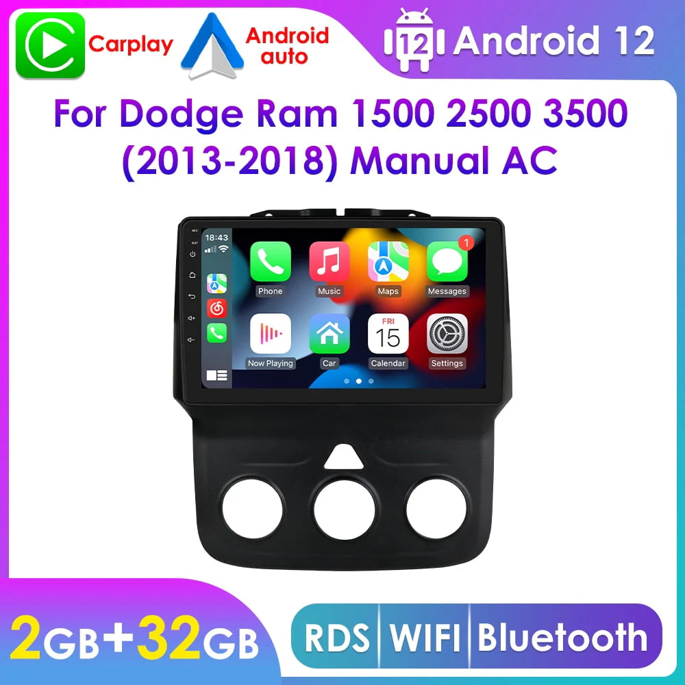 Android 12 Car Stereo GPS Navigation 2+32GB Radio Head Unit G914