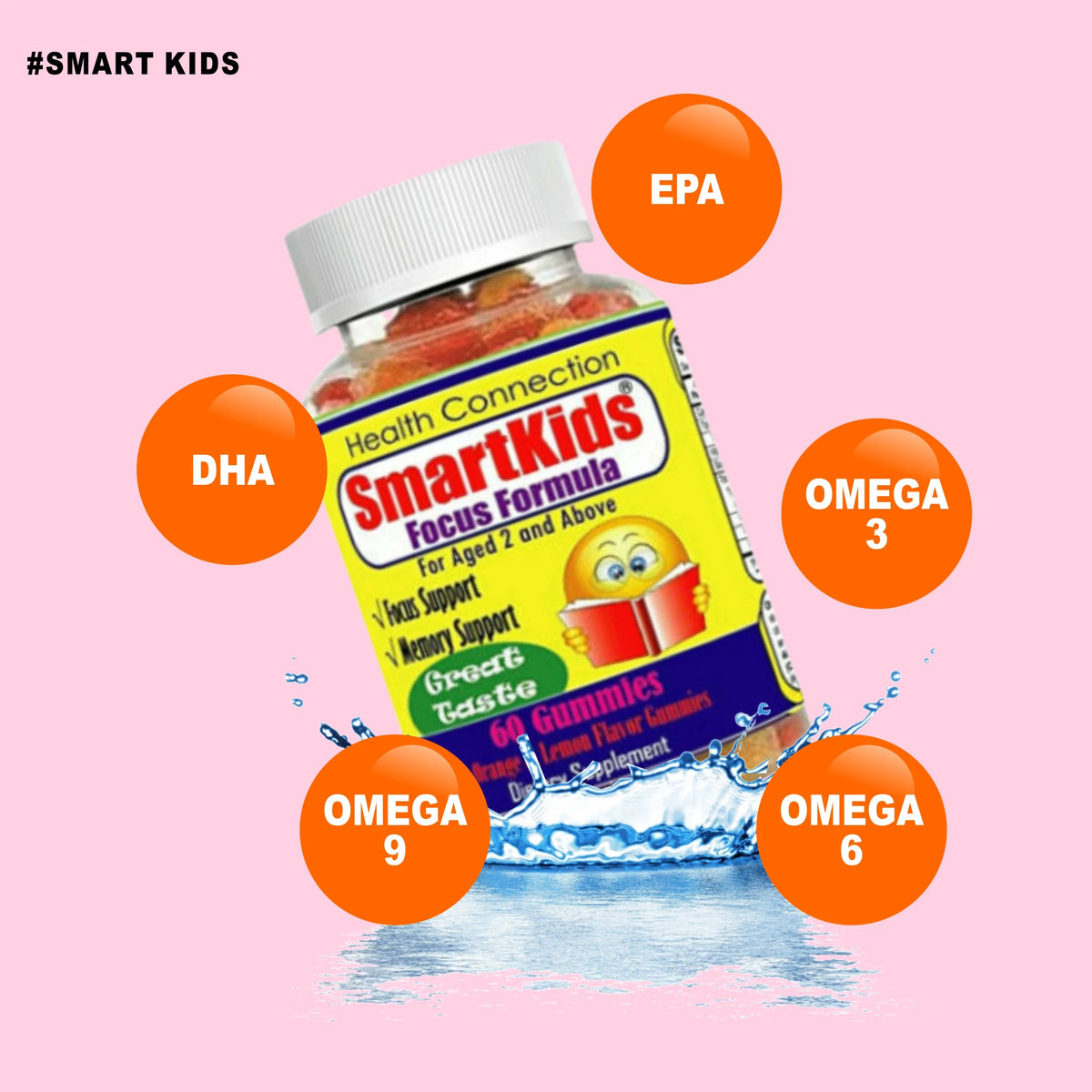 Omega 3 Brain Supplement (Pack of 2) X8341
