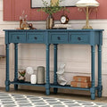 Slim Wood Console Table with Drawer 58 Inch S23527