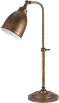 Rust Finish Table Lamp with Metal Shades X576