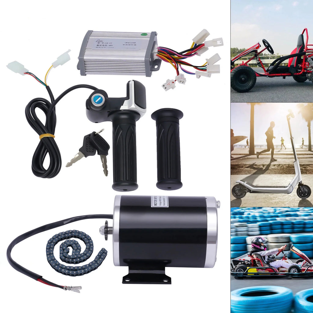48V 3 Speed Gears Brush Electric Bicycle Conversion Kit T854510