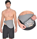 Ostomy Bag Covers and Belt, Gray (L) M7107
