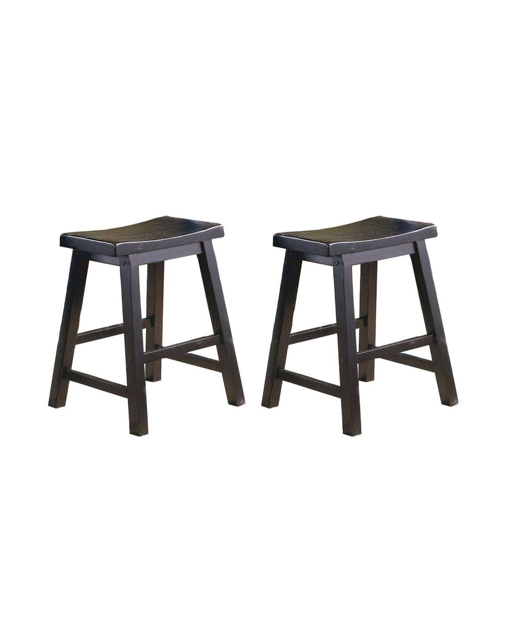 Saddleback Oak Stool Set of 2 Y665644