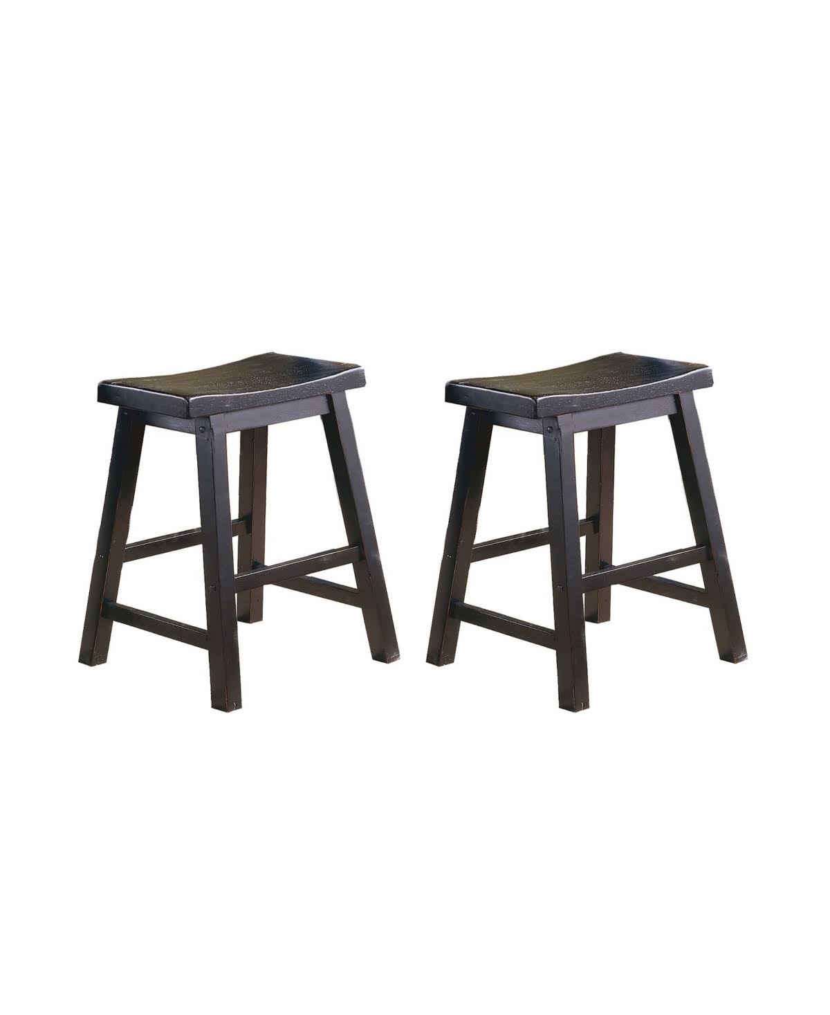 Saddleback Oak Stool Set of 2 Y665644