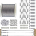 1/8 Cable Railing Kit with 400ft Stainless Steel Cable Wire S3812