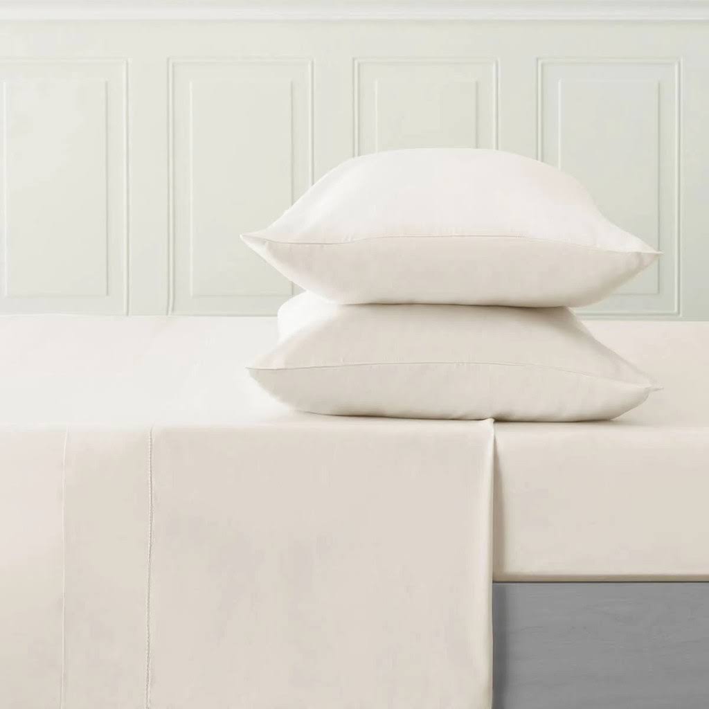 White Solid Deep-Pocket Sheets P196