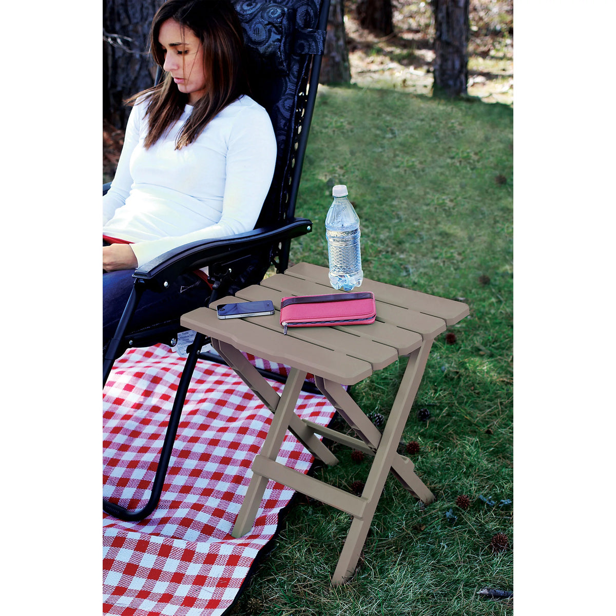 Folding Adirondack Table ABS Plastic A8778